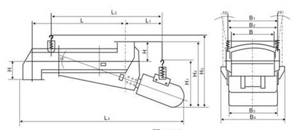 吊式電磁振動給料機(jī)結(jié)構(gòu)圖紙