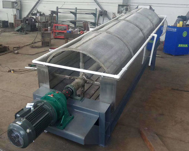 復(fù)合肥滾筒篩包含機(jī)架，滾筒篩和滾筒