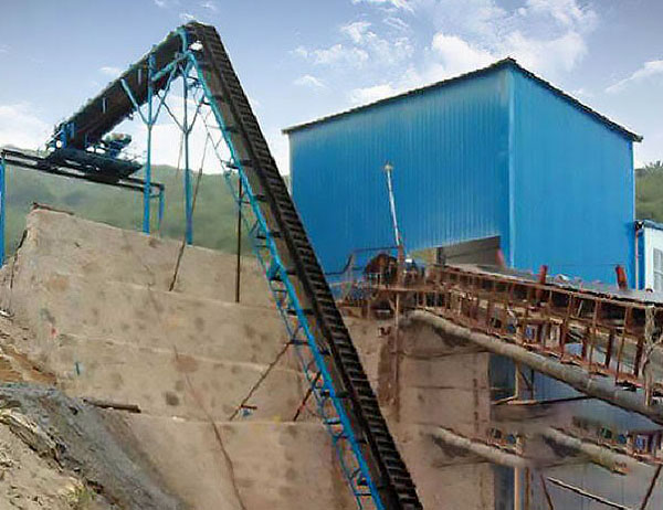 大傾角波狀擋邊帶式輸送機的結(jié)構(gòu)、安裝和調(diào)整