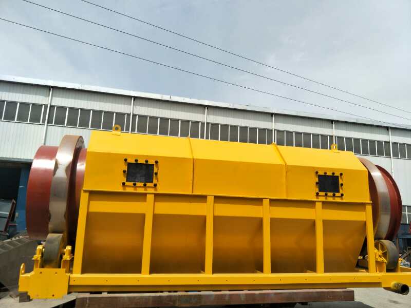 鵝卵石、木屑、垃圾使用滾筒篩分篩石較多